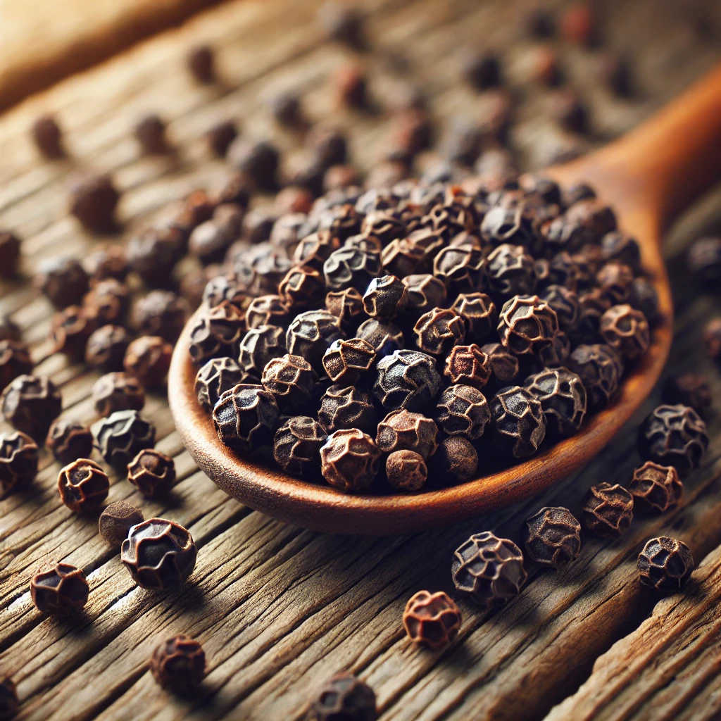 Whole Black Peppercorns